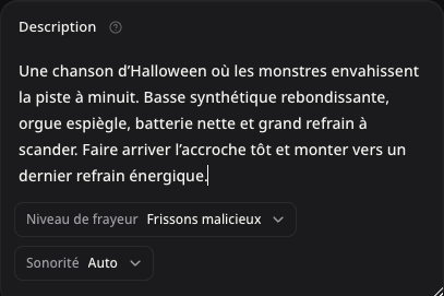 Véritable champ de description rempli avec une idée de fête de monstres