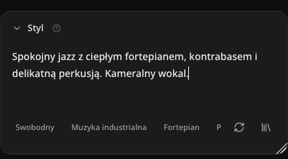 Niewysłany opis nowej jazzowej interpretacji piosenki po polsku.